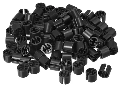 200 Kleiderbügel-Markierungen, 3,5 mm, schwarz