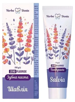 Obrázek produktu pro Přírodní zubní pasta bez fluoridu se šalvějí - 100 g - Herba Denta