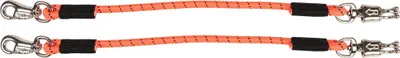 Produktbild von Anbindestrick Elastisch mit Panikhaken 2 er Set Orange