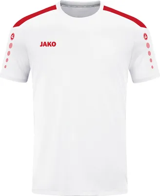 Produktbild von JAKO Kinder Trikot Power KA, Farbe:weiß/rot, Größe:164