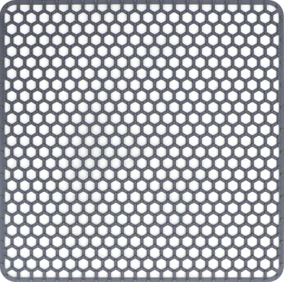Produktbild von Spülbeckenmatte aus Silikon, strapazierfähiges Gitterdesign, rutschfeste Spülbeckenschutzmatte für Küchenspülen aus Edelstahl und Keramik.