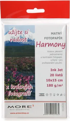Obrázok produktu pre Armor M10531, Matte, 180 g/m², 10 x 15cm, 20 listy