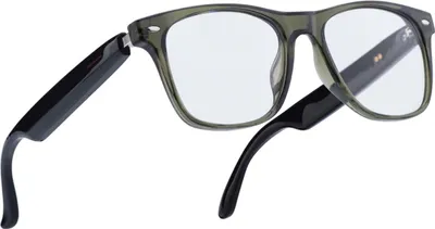 Image de Avizar, lunettes connectées modèle Sirius avec verres photochromiques, noir / vert