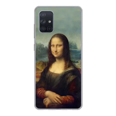 Produktbild von MuchoWow® Handyhülle Schutzhülle Hülle für Samsung Galaxy A51 5G Mona Lisa - Da Vinci - Gemälde Silikon Softcase Handy Hülle - Abbildung