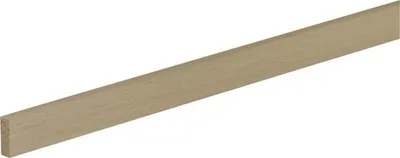 Produktbild von Rechteckleiste Buche roh 950 x 23 x 8 mm