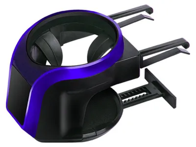 Produktbild von Getränkehalter/Becherhalter, Handyhalter/Multifunktionaler 2-in-1-Flaschenhalter, Kaffee-Handyhalter, verstellbarer Auto-Lüftungsschlitzhalter (Silber)