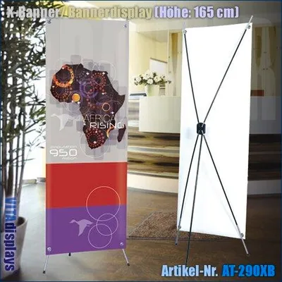 Produktbild von X-Banner / Bannerdisplay (Höhe: 165 cm)