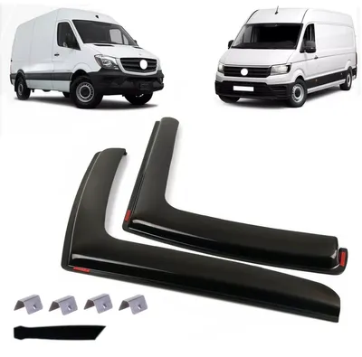 Immagine prodotto di Set di 2 deflettori per Mercedes Sprinter MK2 (W906) / VW Crafter MK1 2006–2018