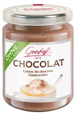 Zdjęcie produktu dla Grashoff krem czekoladowy cappuccino belgijska czekolada mleczna 250g