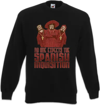 Produktbild von Urban Backwoods No One Expects The Spanish Inquisition, Sweatshirt, Farbe: Schwarz, Größe: 5XL