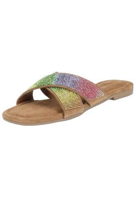 Produktbild von Lazamani Pantoletten Pantoletten Veloursleder/Textil