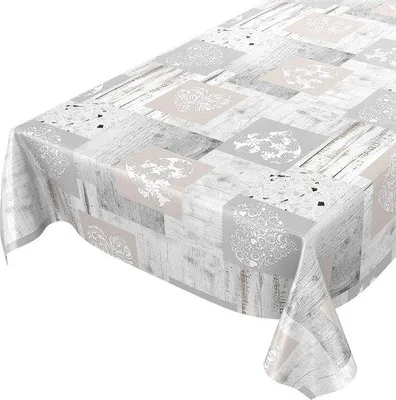 Immagine prodotto di Tovaglia elegante - 100% cotone - Bianca - 140x200 cm