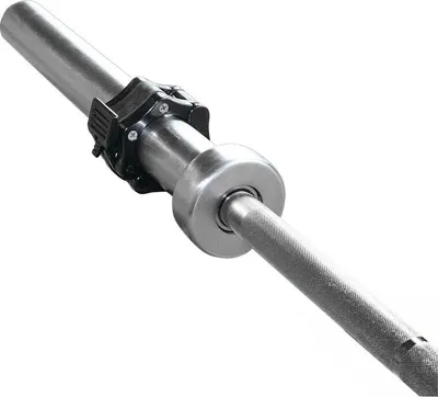 Zdjęcie produktu dla Go320 Gryf Olimpijski 14,8Kg 1830Mm Hms Z Zaciskami Lock Jaw Black