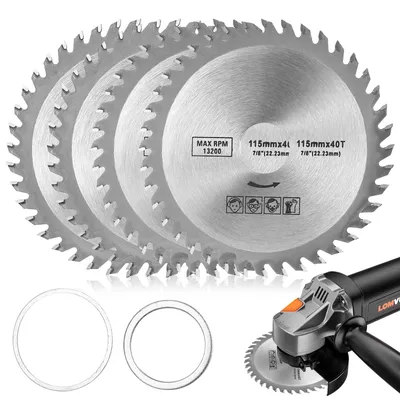 Immagine prodotto di 4 dischi abrasivi angolari, 115 mm