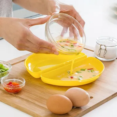 Zdjęcie produktu dla Urządzenie do omletów i gotowania jajek w kuchence mikrofalowej InnovaGoods