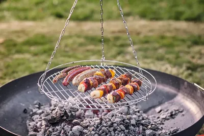 Produktbild von TENNEKER Grillrost Ø 50 cm Edelstahl mit Kette