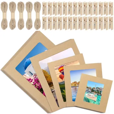 Obrázok produktu pre Sada 105 kartónových rámikov na zavesenie fotografií