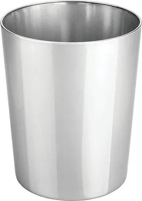 Image de Poubelle Famanu Abfalleimer - Design moderne - Acier inoxydable/Chrome