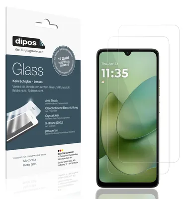 Image de 2x Protection ecrán pour Motorola Moto G06 Verre souple Film Protecteur 9H dipos