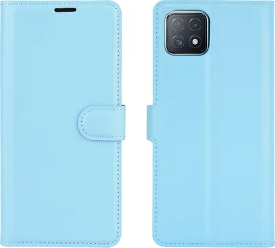Produktbild von Mobigear Classic  OPPO A73 5G Hülle Klapphülle Geldbörse - Blau