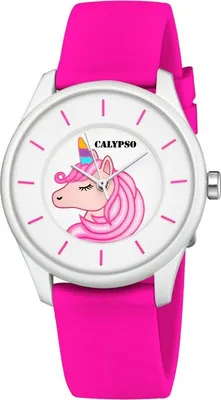 Produktbild von Calypso Armbanduhr Damenuhr Einhorn K5733/D pink