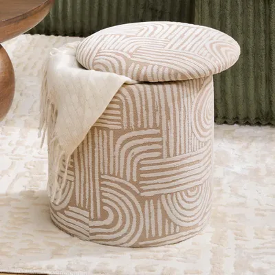 Produktbild von Eazy Living Pouf + Aufbewahrungsbox Arietty Beige