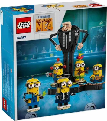 Produktbild von 75582 - LEGO Minions - Gru und die Minions aus den Steinen
