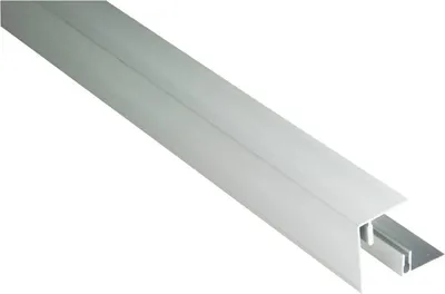 Produktbild von Kovalex Seitenabschluss Alu 250 x 5,9 x 4,5 cm silber inkl. Befestigung