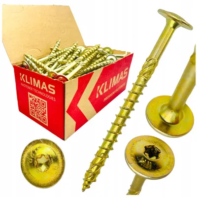 Produktbild von Klimas Holzschrauben WKCP Torx 6x160mm Flachkopf 100 Stück