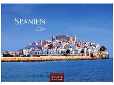Immagine prodotto di Calendario Spagna 2027 - Calendario da parete | Calendario fotografico Spagna 35x50 cm - Premium, con 12 affascinanti foto