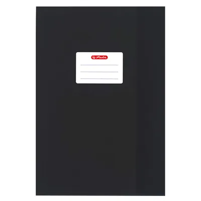 Produktbild von Herlitz Heftschoner DIN A4 geprägt (Bast) PP schwarz
