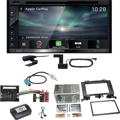 Produktbild von Kenwood DNX-5190DABS Navi CarPlay Einbauset für Mercedes Sprinter W906 Crafter