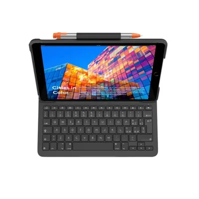 Produktbild von Logitech 920-009486, QWERTY, Italienisch, Apple, {loc-value}, Graphit, Kabellos