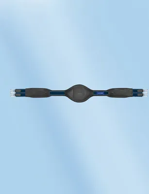 Produktbild von Passier Passierblu Grip Ledersattelgurt schwarz anatomisch beidseitig elastisch , Sattelgurt Länge:Länge 140 cm