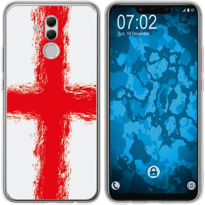Produktbild von PhoneNatic Case kompatibel mit Huawei Mate 20 Lite Silikon-Hülle WM England M4
