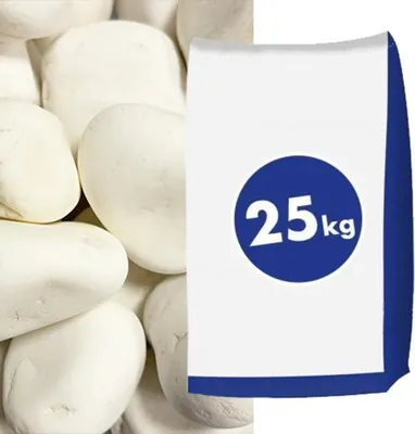 Produktbild von Marmorkies Schneeweiß 40-60 mm 25 kg