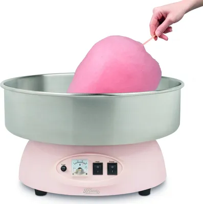 Produktbild von H.Koenig CIRCUS8 Zuckerwattemaschine, Aluminium, Rosa