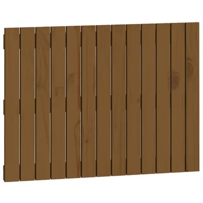 Produktbild von vidaXL Wand-Kopfteil Honigbraun 82,5x3x60 cm Massivholz Kiefer