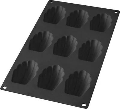 Zdjęcie produktu dla Lékué 880483, Madeleine, Prostokątny, 0,04 l, -60 °C, 220 °C, Czarny
