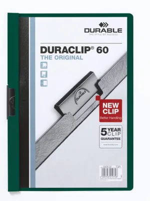 Immagine prodotto di DURABLE 220932 Klemmappe DURACLIP 6mm D-gruen
