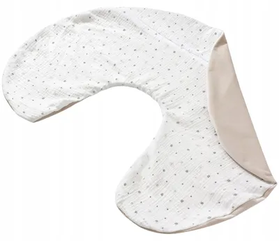Obrázek produktu pro Jukki povlak na kojicí polštář – Little Stars Muslin & Ecru Velvet