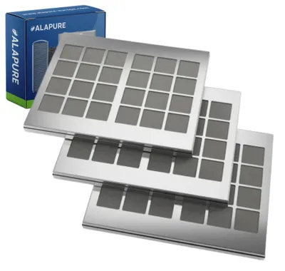 Immagine prodotto di Filtro a carbone attivo rigenerabile Alapure, compatibile con Gaggenau 17004038 / AA200122 (3 pezzi)