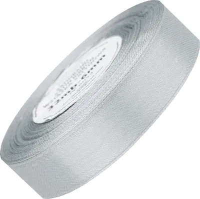 Immagine prodotto di Nastro di raso 25 mm - argento chiaro - 32 metri