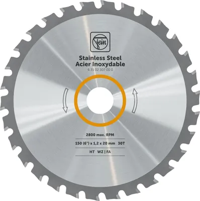 Produktbild von Fein Handkreissägeblatt für Edelstahl - 63502307000