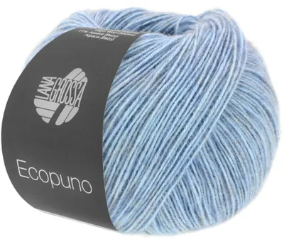 Produktbild von Lana Grossa - Ecopuno 0075 helles jeansblau