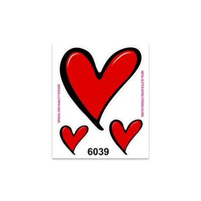 Immagine prodotto di Cuore adesivo 10x12cm