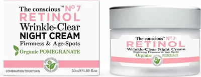 Produktbild von Anti-Falten-Nachtcreme The Conscious Retinol Granatapfel 50 ml