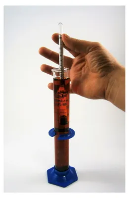 Produktbild von Alkoholmeter mit Messzylinder aus Glas 100ml - Alkoholmessgerät Alkoholmesser Hydrometer