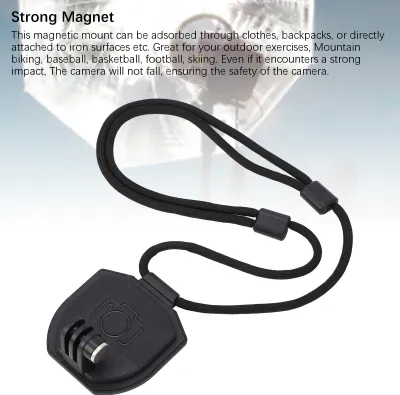 Produktbild von 360 Grad magnetische Brusthalterung, Halsband, Halskette, Lanyard, Magnet, Körperhalterungen, POV-Selfie-Halter, zum Anbringen von Zubehör für Action 4 Pocket 3