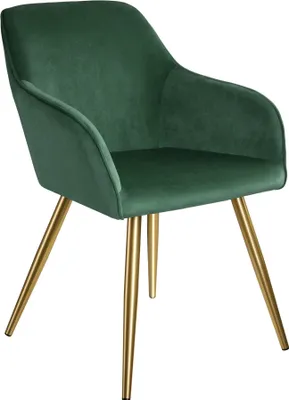 Produktbild von Esszimmerstuhl Marilyn gepolstert, in Samtoptik 58 x 62 x 82 cm
